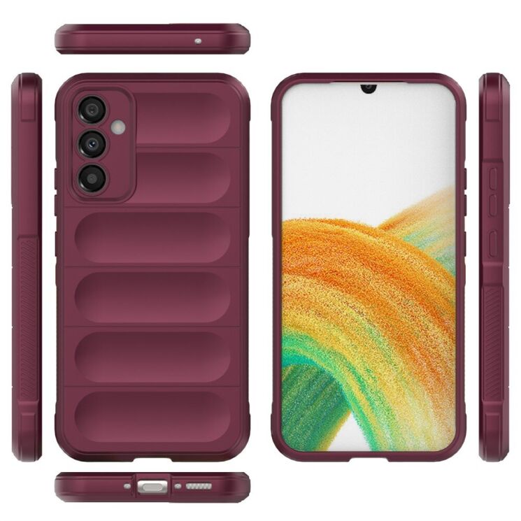 Защитный чехол Deexe Terra Case для Samsung Galaxy A34 (A346) - Wine Red: фото 3 из 6