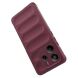 Защитный чехол Deexe Terra Case для Xiaomi Redmi Note 14 5G - Wine Red (373321WR). Фото 4 из 10