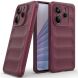 Защитный чехол Deexe Terra Case для Xiaomi Redmi Note 14 5G - Wine Red (373321WR). Фото 2 из 10