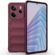 Защитный чехол Deexe Terra Case для Xiaomi Redmi Note 14 5G - Wine Red (373321WR)