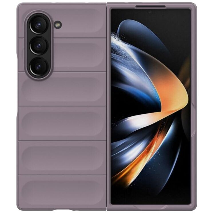 Защитный чехол Deexe Terra Case (FF) для Samsung Galaxy Fold 6 - Light Purple: фото 2 из 7