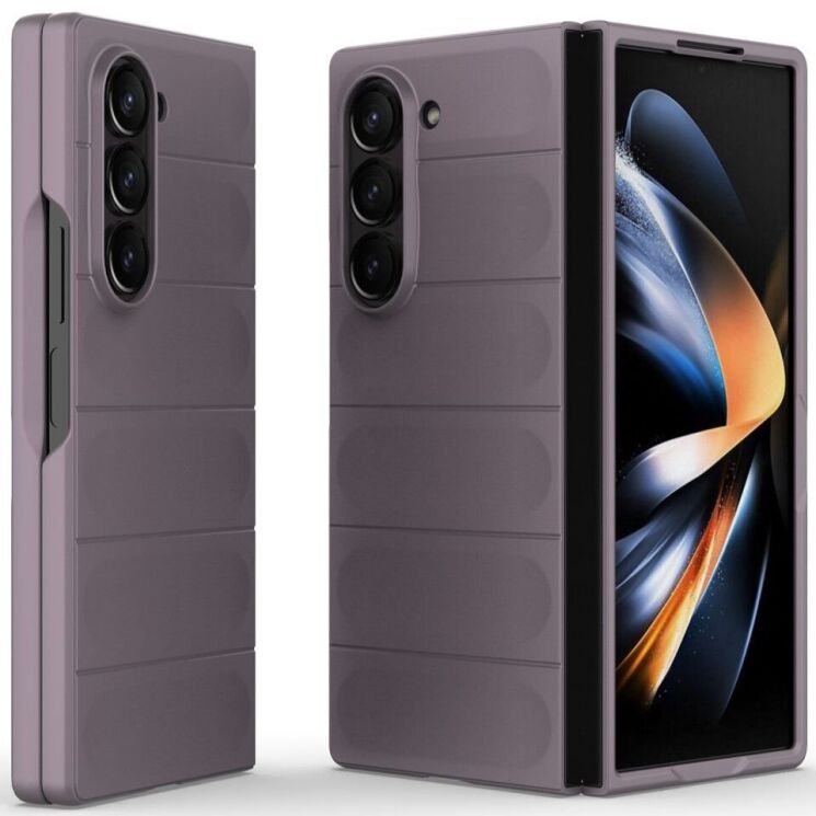 Защитный чехол Deexe Terra Case (FF) для Samsung Galaxy Fold 6 - Light Purple: фото 1 из 7