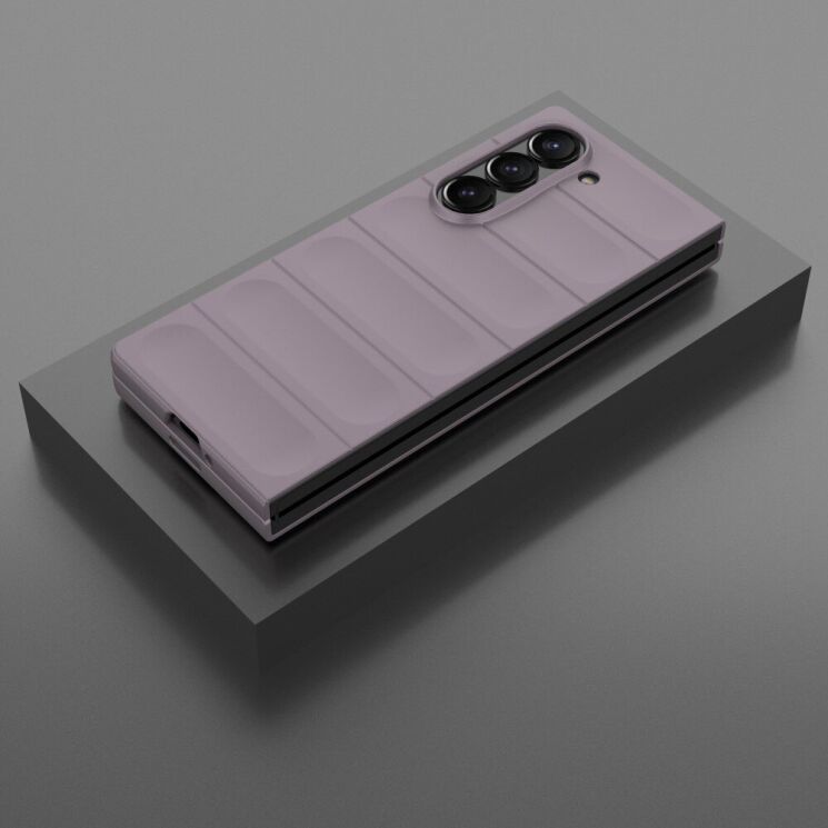 Защитный чехол Deexe Terra Case (FF) для Samsung Galaxy Fold 6 - Light Purple: фото 4 из 7