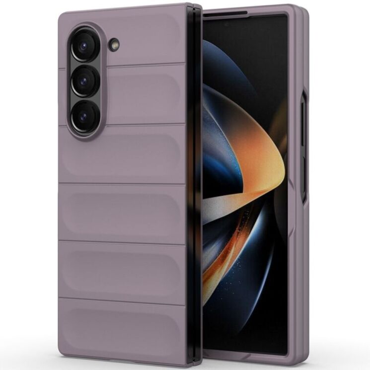 Защитный чехол Deexe Terra Case (FF) для Samsung Galaxy Fold 6 - Light Purple: фото 3 из 7