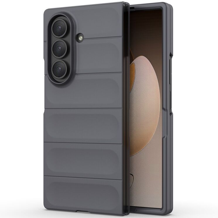 Защитный чехол Deexe Terra Case (FF) для Samsung Galaxy Fold 7 - Dark Grey: фото 3 из 7