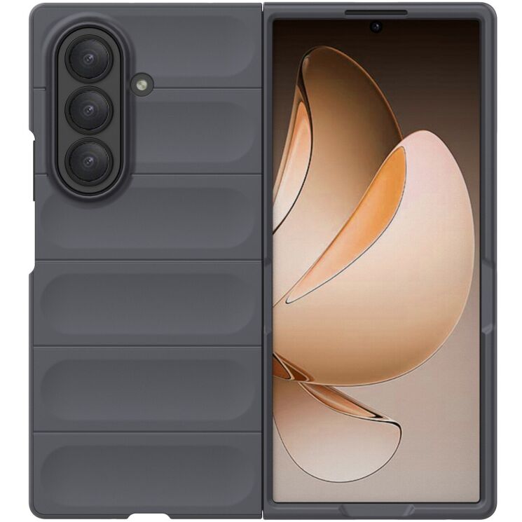 Защитный чехол Deexe Terra Case (FF) для Samsung Galaxy Fold 7 - Dark Grey: фото 4 из 7