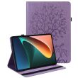 Захисний чохол Deexe Tree Print для Xiaomi Pad 5 / 5 Pro - Purple (284926V)