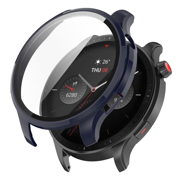 Защитный чехол Deexe Watch Case для Xiaomi Amazfit GTR 4 - Ink Blue: фото 1 из 8
