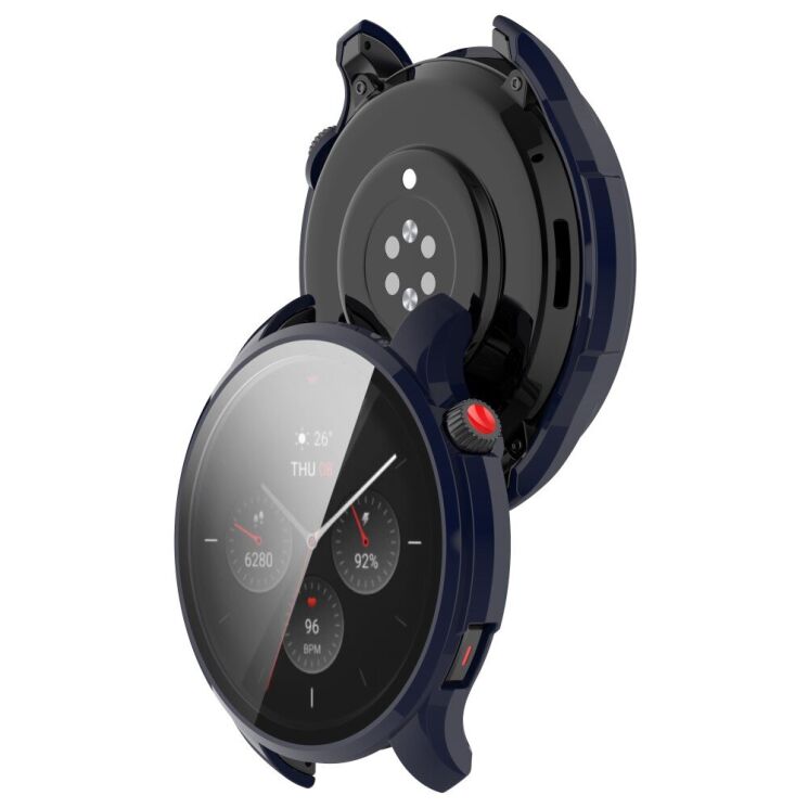 Защитный чехол Deexe Watch Case для Xiaomi Amazfit GTR 4 - Ink Blue: фото 7 из 8