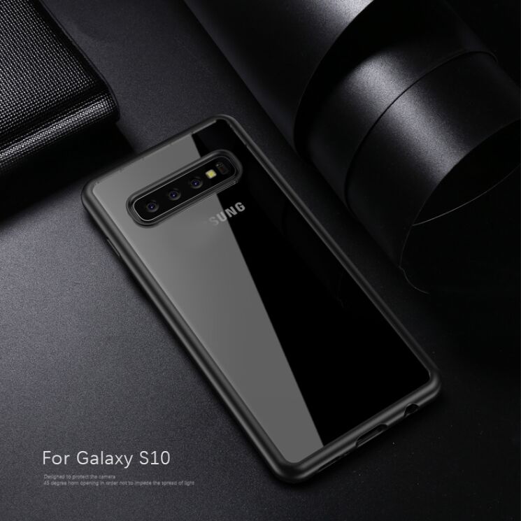 Защитный чехол для IPAKY Clear BackCover Samsung Galaxy S10 - Black: фото 1 из 7