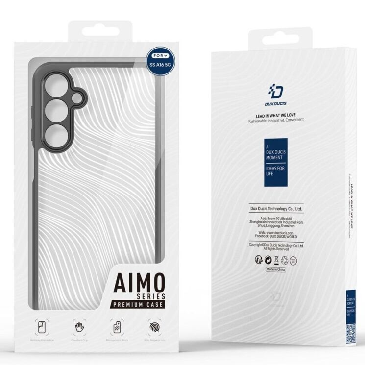 Защитный чехол DUX DUCIS Aimo Series для Samsung Galaxy A16 (A165) - Black: фото 13 из 13