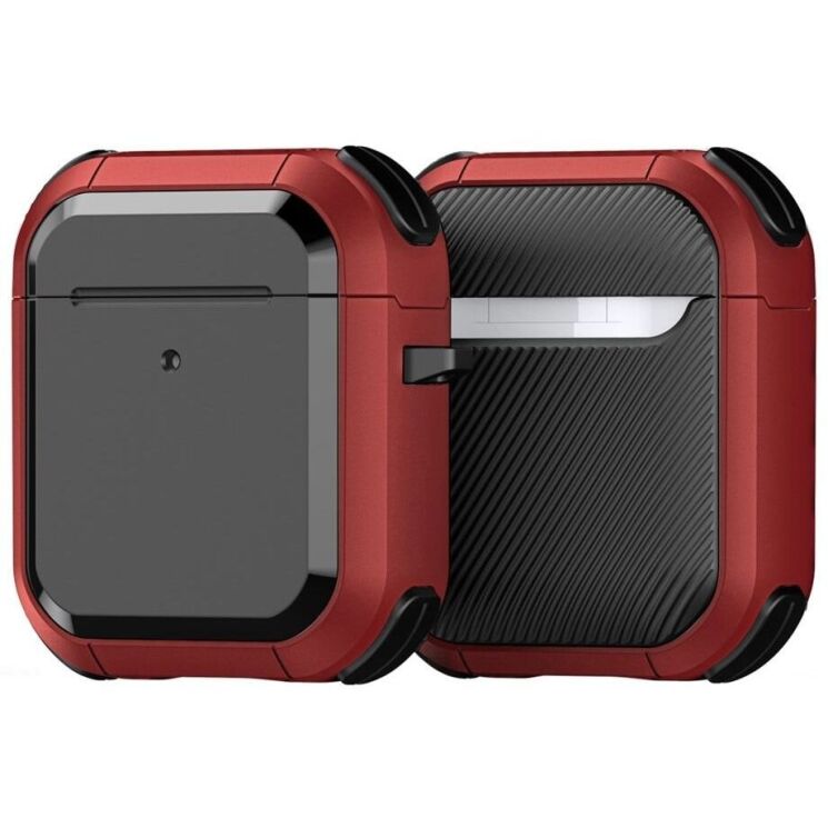 Защитный чехол DUX DUCIS PECA Series для Apple AirPods 1 / 2 - Red: фото 2 из 18