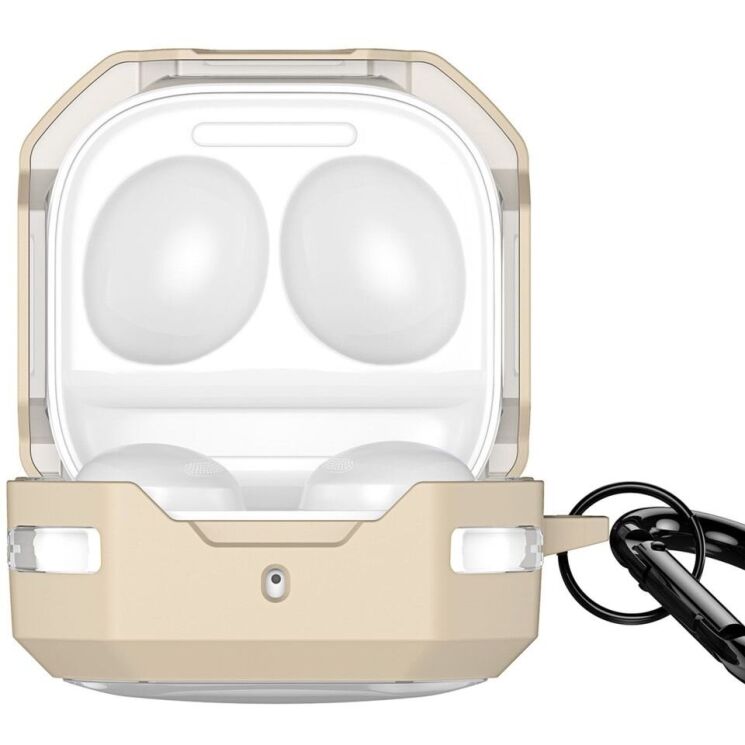 Защитный чехол DUX DUCIS SECC Series для Samsung Galaxy Buds Live / Buds Pro / Buds 2 / Buds 2 Pro / Buds FE - Gold: фото 1 из 15