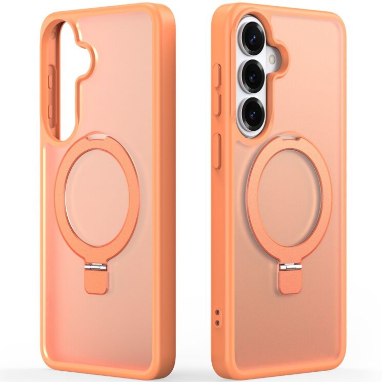 Защитный чехол DUX DUCIS Yind Series Stand для Samsung Galaxy S26 Plus - Orange: фото 3 из 11