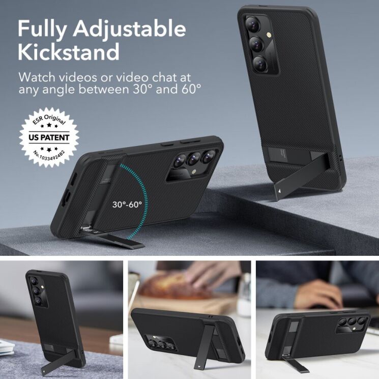 Защитный чехол ESR Air Shield Boost для Samsung Galaxy S24 Plus (S926) - Black: фото 3 из 8