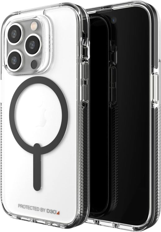 Защитный чехол Gear4 Piccadilly Snap Magsafe для Apple iPhone 14 Pro - Black: фото 1 из 13