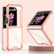 Защитный чехол GKK AirBag для Samsung Galaxy Flip 6 - Transparent Orange: фото 1 из 7