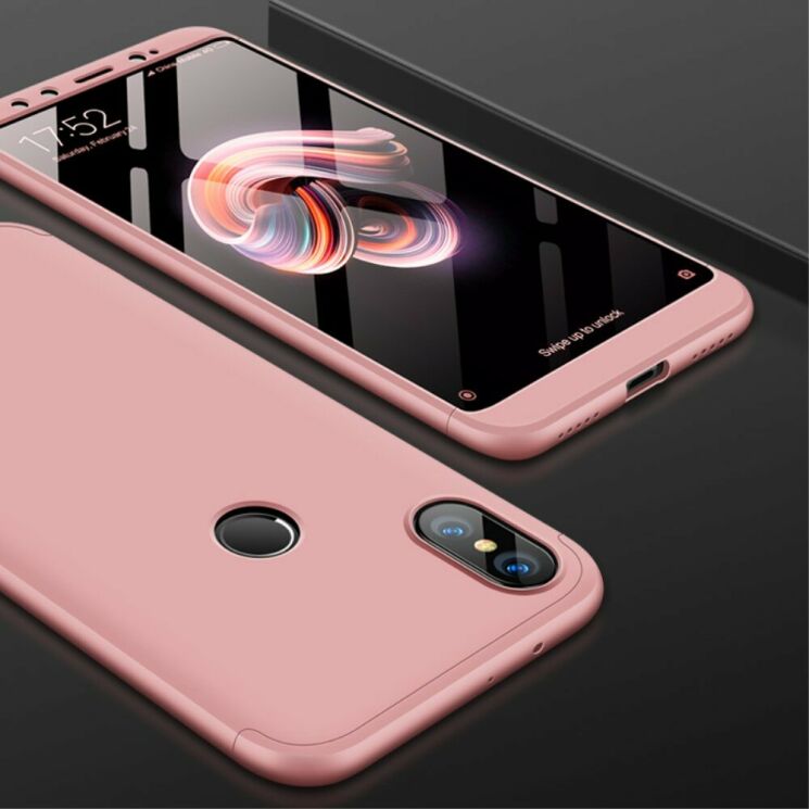 Защитный чехол GKK Double Dip Case для Xiaomi Mi 6X / Mi A2 - Rose Gold: фото 2 из 9
