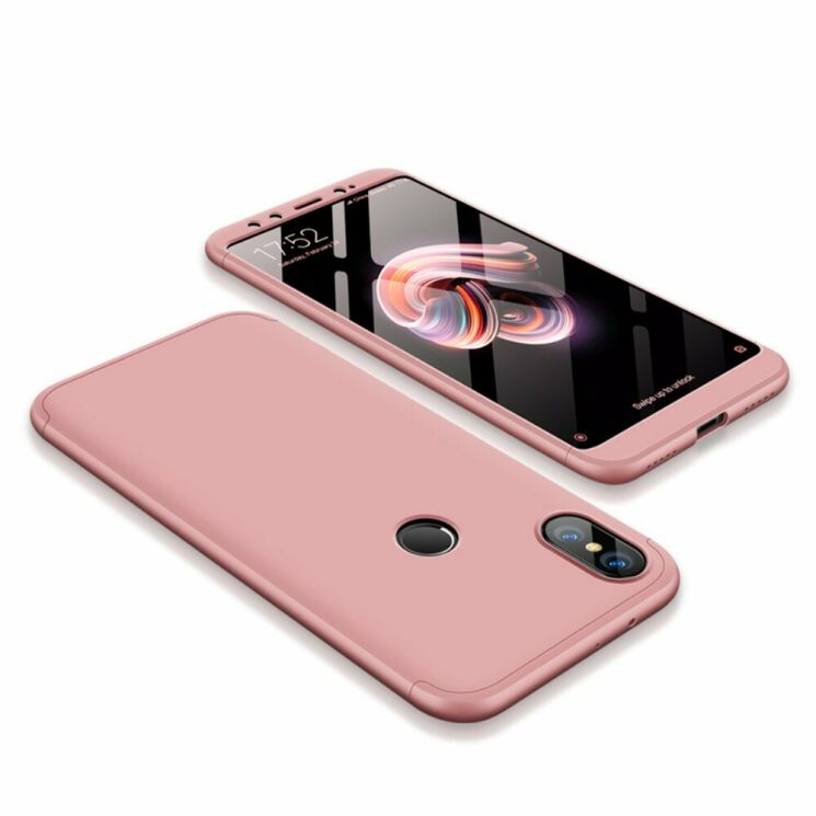 Защитный чехол GKK Double Dip Case для Xiaomi Mi 6X / Mi A2 - Rose Gold: фото 1 из 9