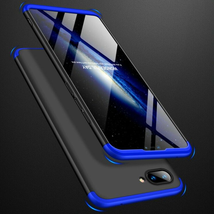 Защитный чехол GKK Double Dip Case для Xiaomi Mi 8 Lite - Black / Blue: фото 2 из 15