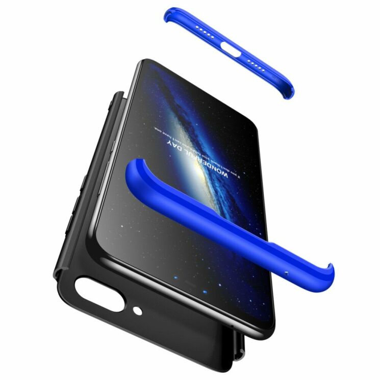 Защитный чехол GKK Double Dip Case для Xiaomi Mi 8 Lite - Black / Blue: фото 3 из 15