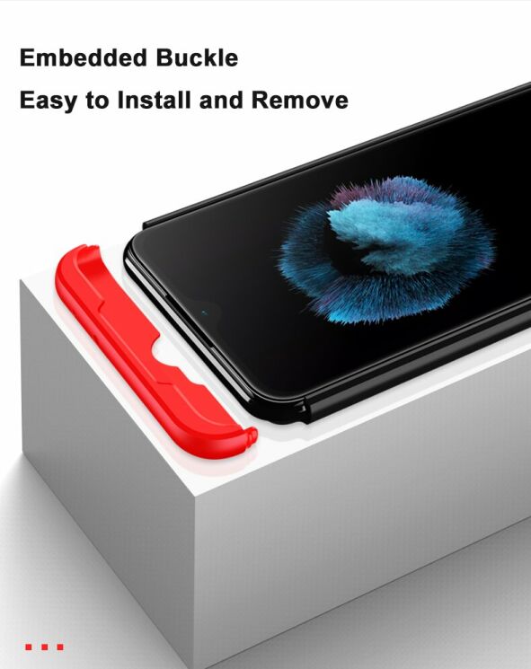 Защитный чехол GKK Double Dip Case для Xiaomi Redmi 9 - Black / Red: фото 14 из 15