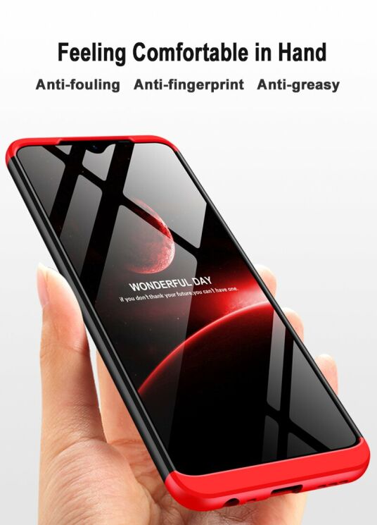 Защитный чехол GKK Double Dip Case для Xiaomi Redmi 9 - Black / Red: фото 12 из 15