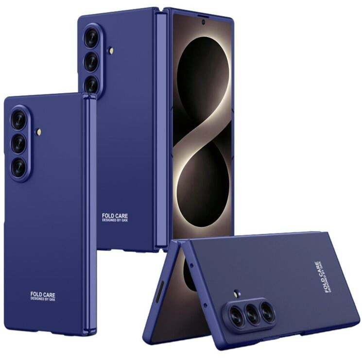 Защитный чехол GKK Hard Slim Case для Samsung Galaxy Fold 8 Ultra - Blue: фото 1 из 7