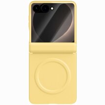 Защитный чехол GKK Magnetic Matte Case для Samsung Galaxy Flip 8 - Yellow: фото 1 из 5