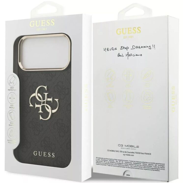 Захисний чохол Guess 4G Big 4G Classic Logo для iPhone 18 Pro Max / 17 Pro Max (GUHCP18X4GMGCGR) - Black (423955B) Захисний чохол Guess 4G Big 4G Classic Logo для iPhone 18 Pro Max / 17 Pro Max (GUHCP18X4GMGCGR) - Black: фото 7 з 7