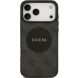 Захисний чохол Guess 4G Circle Classic Logo MagSafe для iPhone 17 Pro Max (GUHMP17XP4PGRSGK) - Black (402878B). Фото 2 з 8