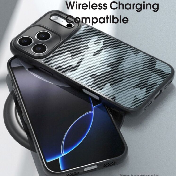 Защитный чехол IBMRS Military для iPhone 17 Pro Max - Grid Camouflage: фото 6 из 6