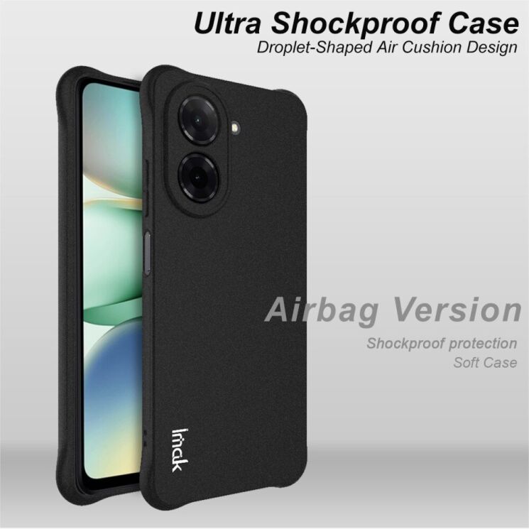 Защитный чехол IMAK Airbag MAX Case для Xiaomi Redmi A5 - Matte Black: фото 6 из 10
