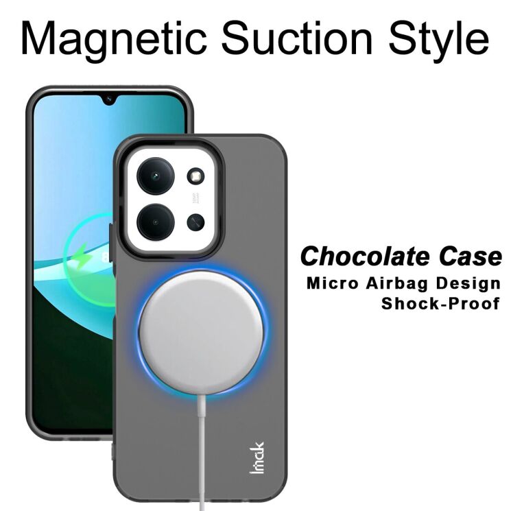 Защитный чехол IMAK Candy Series Magnetic для Xiaomi Redmi 15C / Poco C85 - White: фото 2 из 8