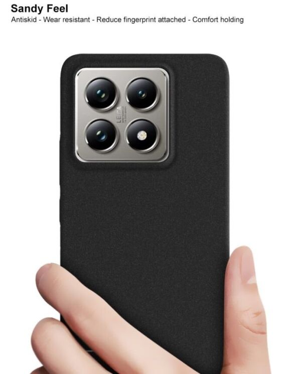 Защитный чехол IMAK Cowboy Hard Shell для Xiaomi 14T Pro - Matte Black: фото 8 из 8