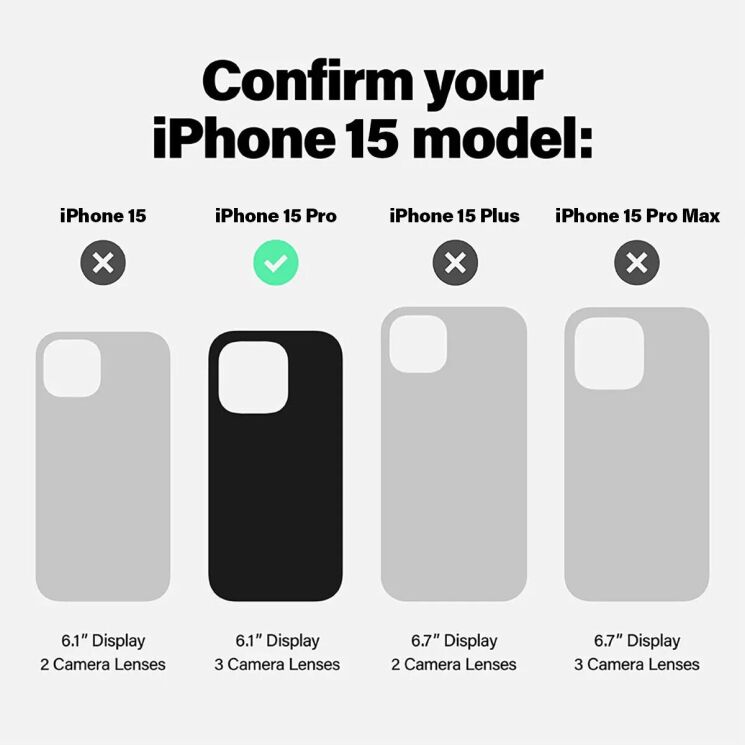 Защитный чехол Incipio Forme MagSafe для Apple iPhone 15 Pro - Digital Disruption: фото 3 из 3