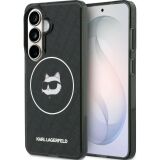 Защитный чехол Karl Lagerfeld IML Repeated Choupette MagSafe для Samsung Galaxy S26 (S942) KLHMS26SHMKBCHOK - Black: фото 1 из 8