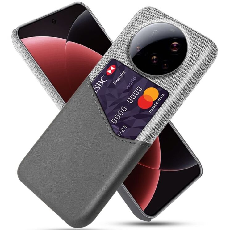 Защитный чехол KSQ Business Pocket для Xiaomi 15 Ultra - Grey: фото 1 из 4