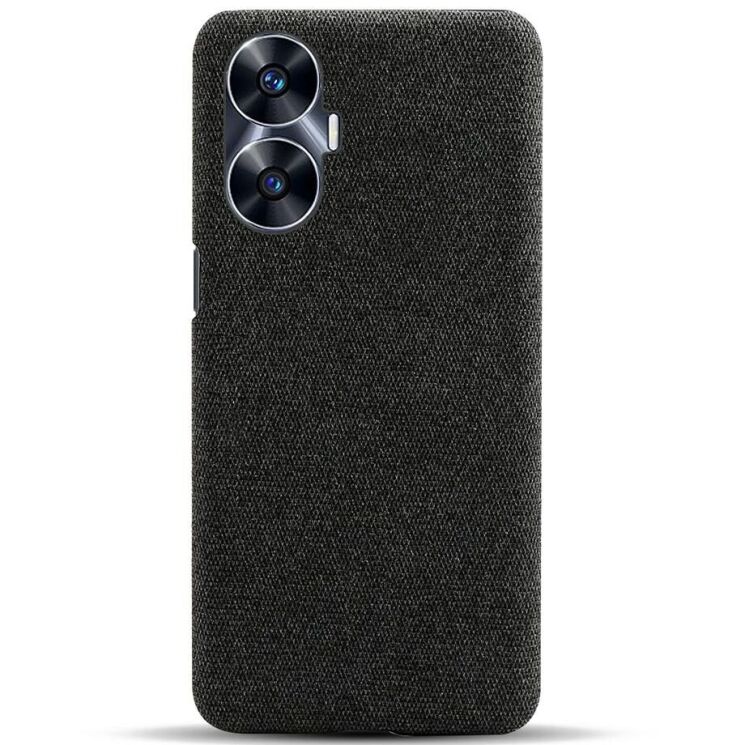 Захисний чохол KSQ Cloth Style для Realme C55 - Black: фото 3 з 6