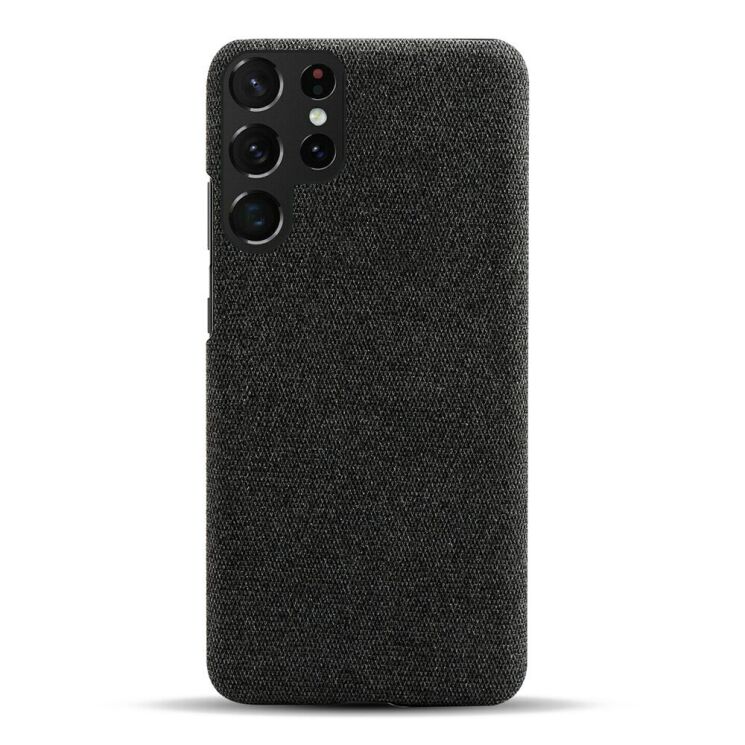 Защитный чехол KSQ Cloth Style для Samsung Galaxy S22 Ultra - Black: фото 3 из 6