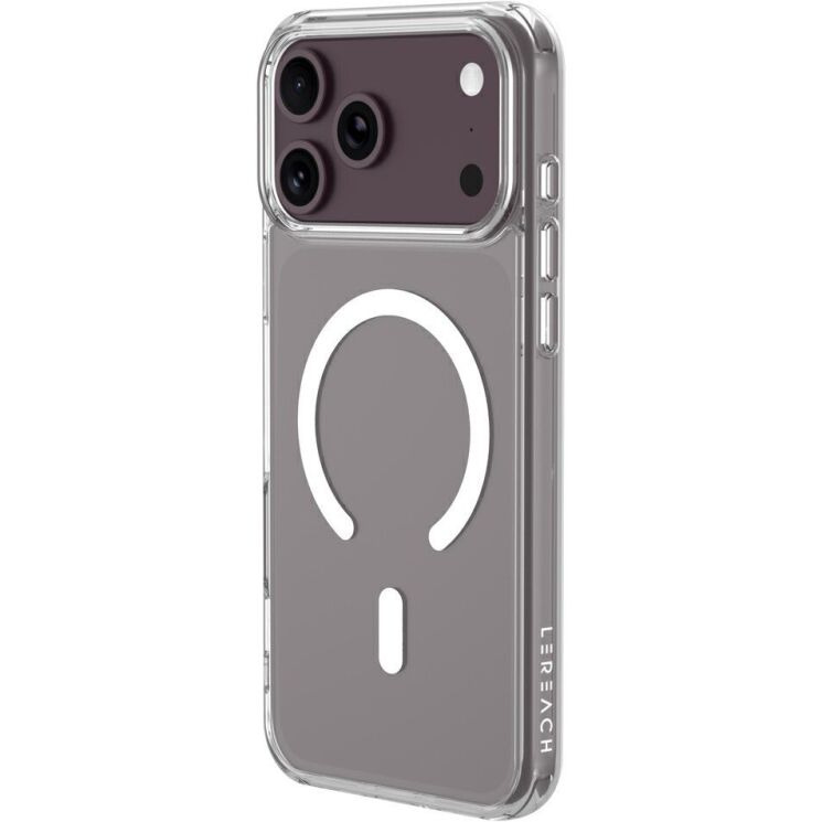 Захисний чохол LEREACH TOC Crystal Magnetic для iPhone 18 Pro Max / 17 Pro Max - Transparent: фото 3 з 14