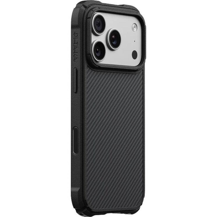 Захисний чохол Pitaka Cairn Case для iPhone 18 Pro / 17 Pro (KI1801CP2) - 600D Black / Grey (Twill) (423754B) Захисний чохол Pitaka Cairn Case для iPhone 18 Pro / 17 Pro (KI1801CP2) - 600D Black / Grey (Twill): фото 2 з 13