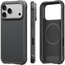 Захисний чохол Pitaka Cairn Case для iPhone 18 Pro / 17 Pro (KI1801CP2) - 600D Black / Grey (Twill): фото 1 з 13