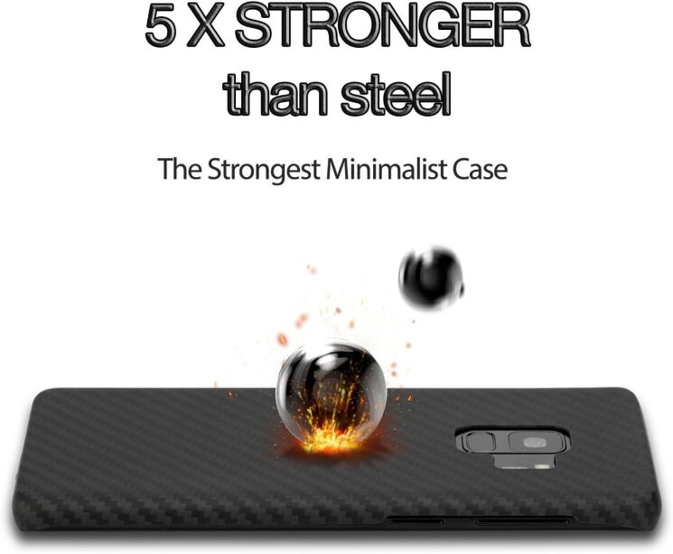 Защитный чехол Pitaka MagCase для Samsung Galaxy S9 (G960) KS9001 - Black: фото 6 из 10