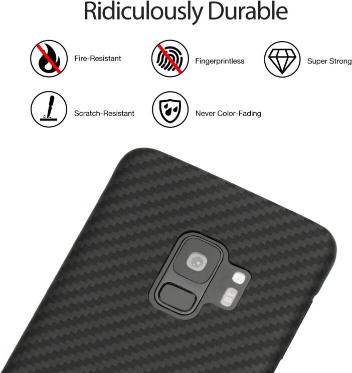 Защитный чехол Pitaka MagCase для Samsung Galaxy S9 (G960) KS9001 - Black: фото 4 из 10