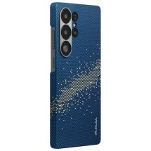 Защитный чехол Pitaka Tactile Woven Case StarPeak для Samsung Galaxy S25 Ultra (S938) KS2505U - Milky Way Galaxy: фото 1 из 9