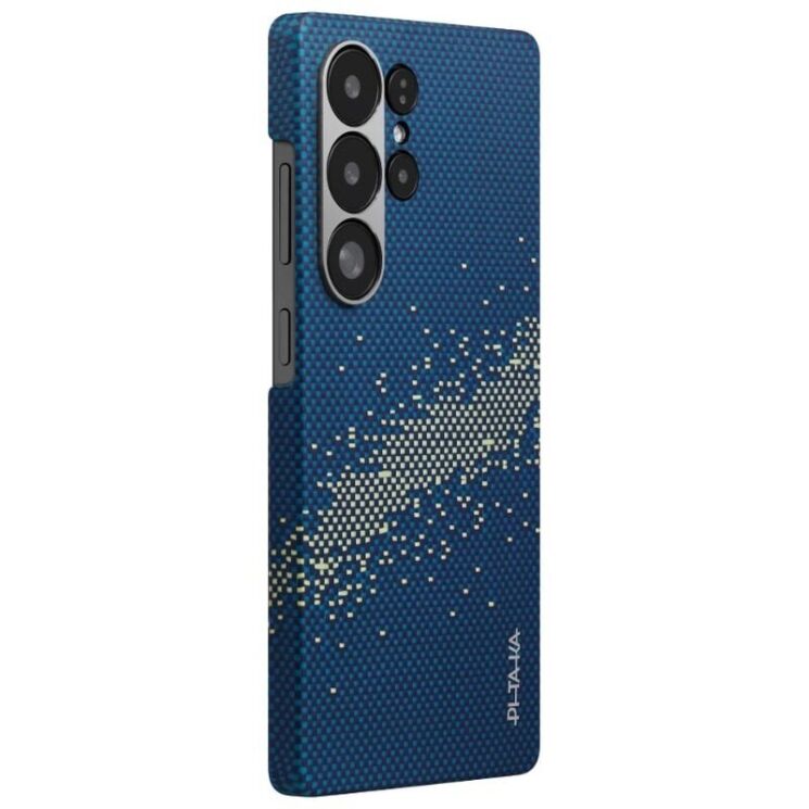 Защитный чехол Pitaka Tactile Woven Case StarPeak для Samsung Galaxy S25 Ultra (S938) KS2505U - Milky Way Galaxy: фото 1 из 9