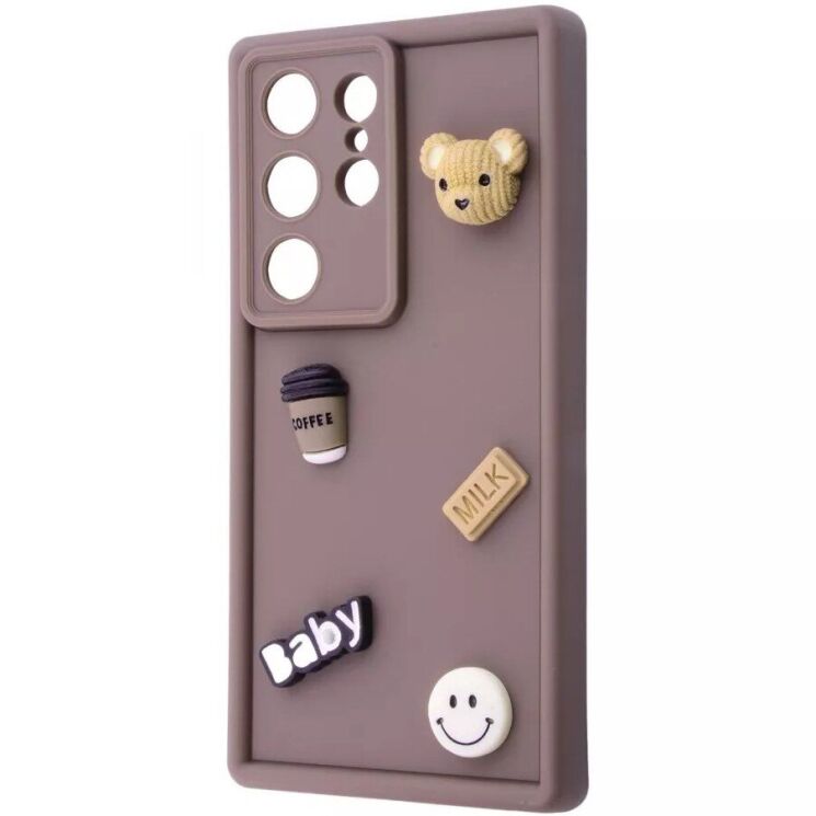 Защитный чехол Pretty Things Case для Samsung Galaxy S25 Ultra (S938) - Brown / Bear: фото 1 из 6