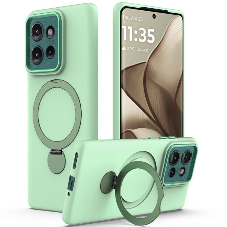 Захисний чохол Reframe Draco Casе для Motorola Edge 50 - Green: фото 1 з 8