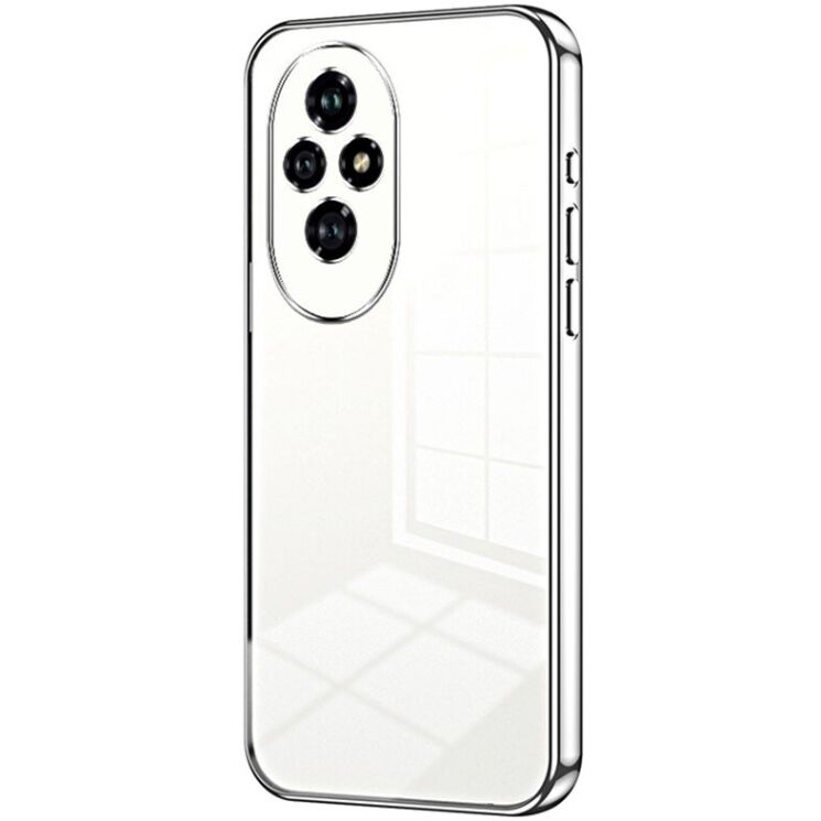 Захисний чохол Reframe Electroplating Frame для Honor 200 - Silver: фото 1 з 10